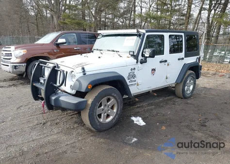 2016 Jeep Wrangler Unlimited Sport из США, поврежденный, VIN 1C4BJWDG1GL205738